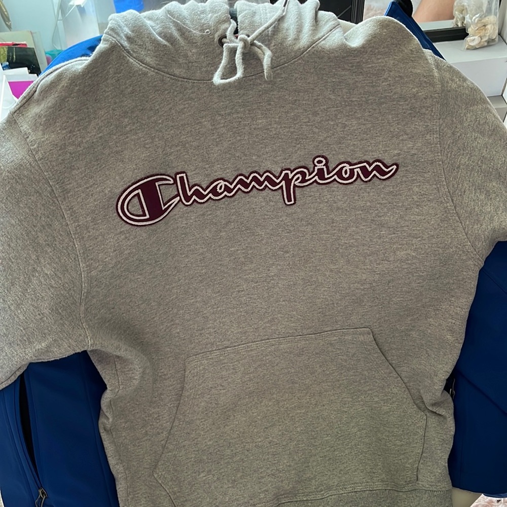 grey champion sweatshirt